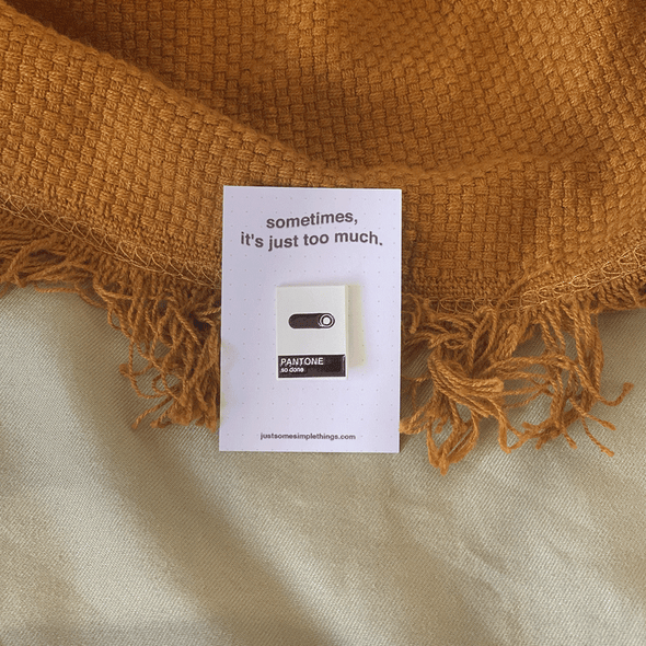 So Done Pantone Enamel Pin - Thewearablethings