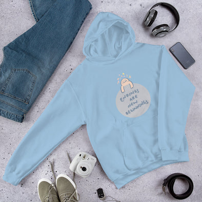 Endings are new beginnings Hoodie