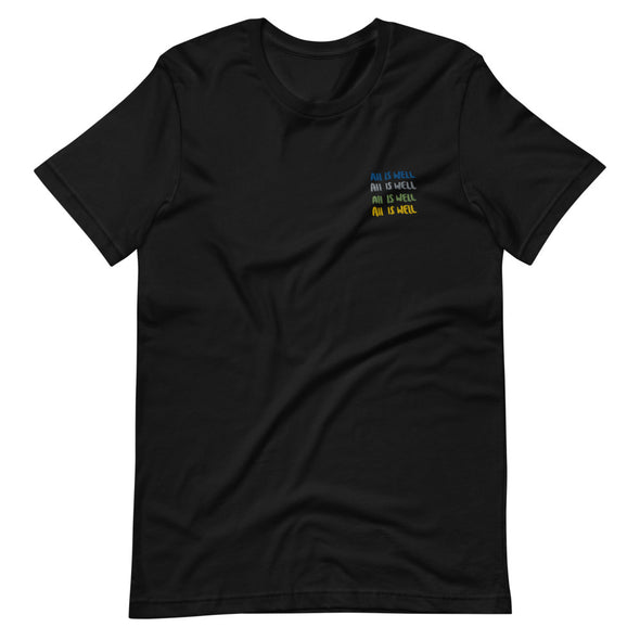All is Well Embroidery Tee - Thewearablethings