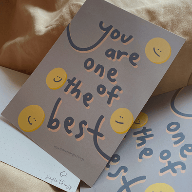 You're one of the best | Postcard